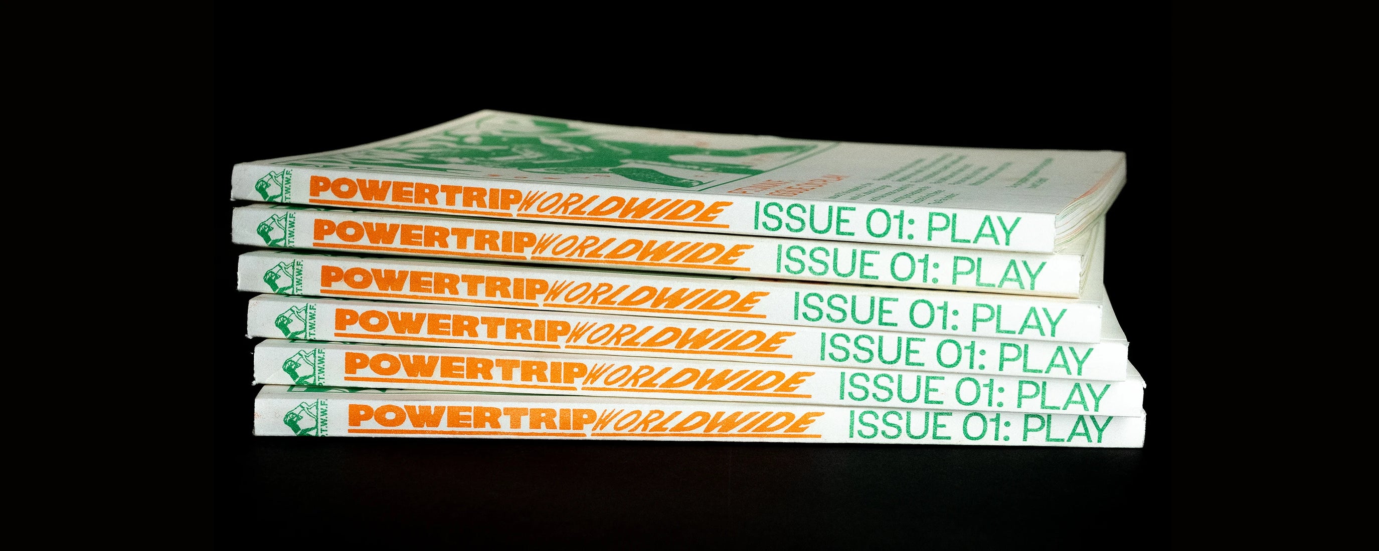 Stack of Powertrip Worldwide Issue 01: Play Zine.