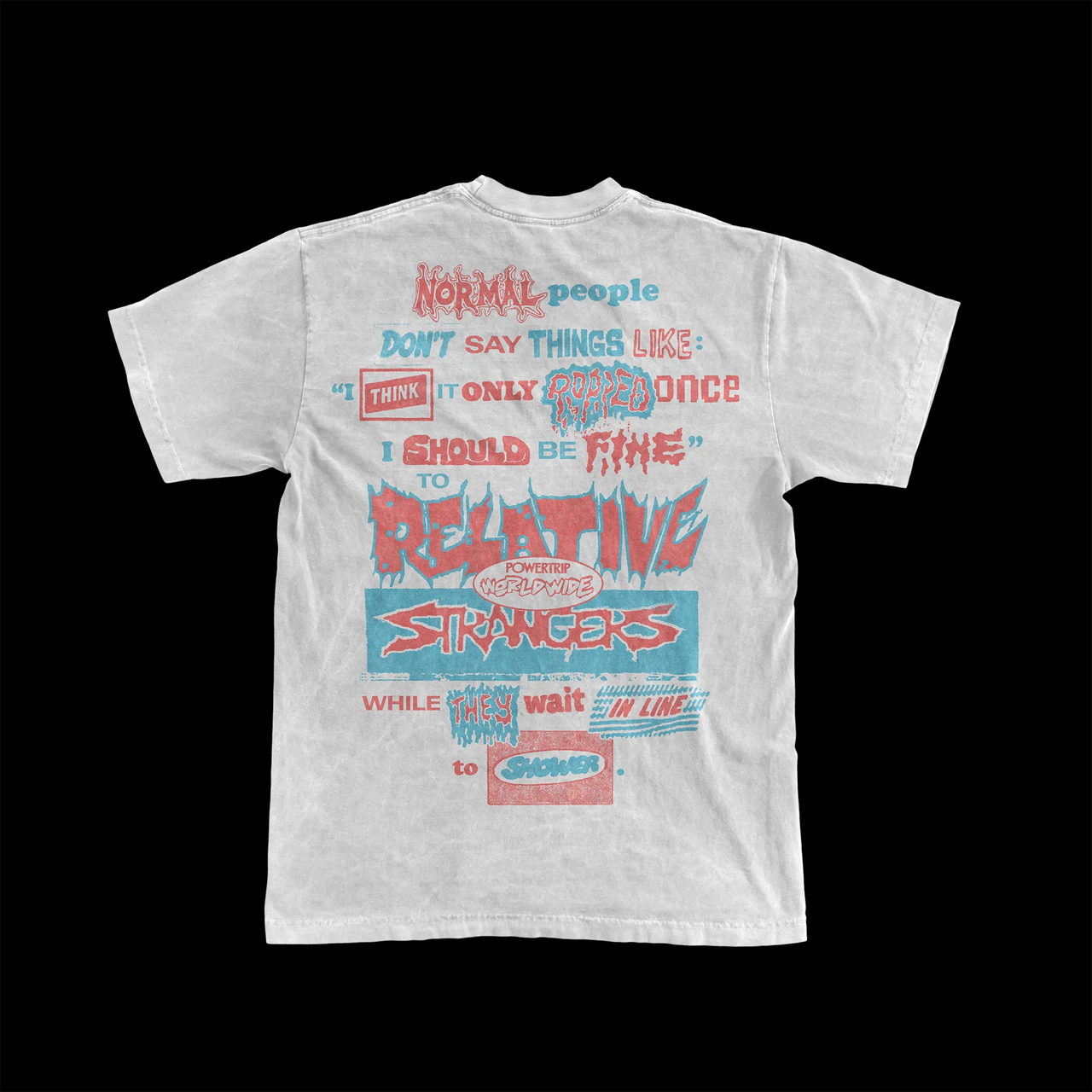 Normal People T-Shirt - 3D White