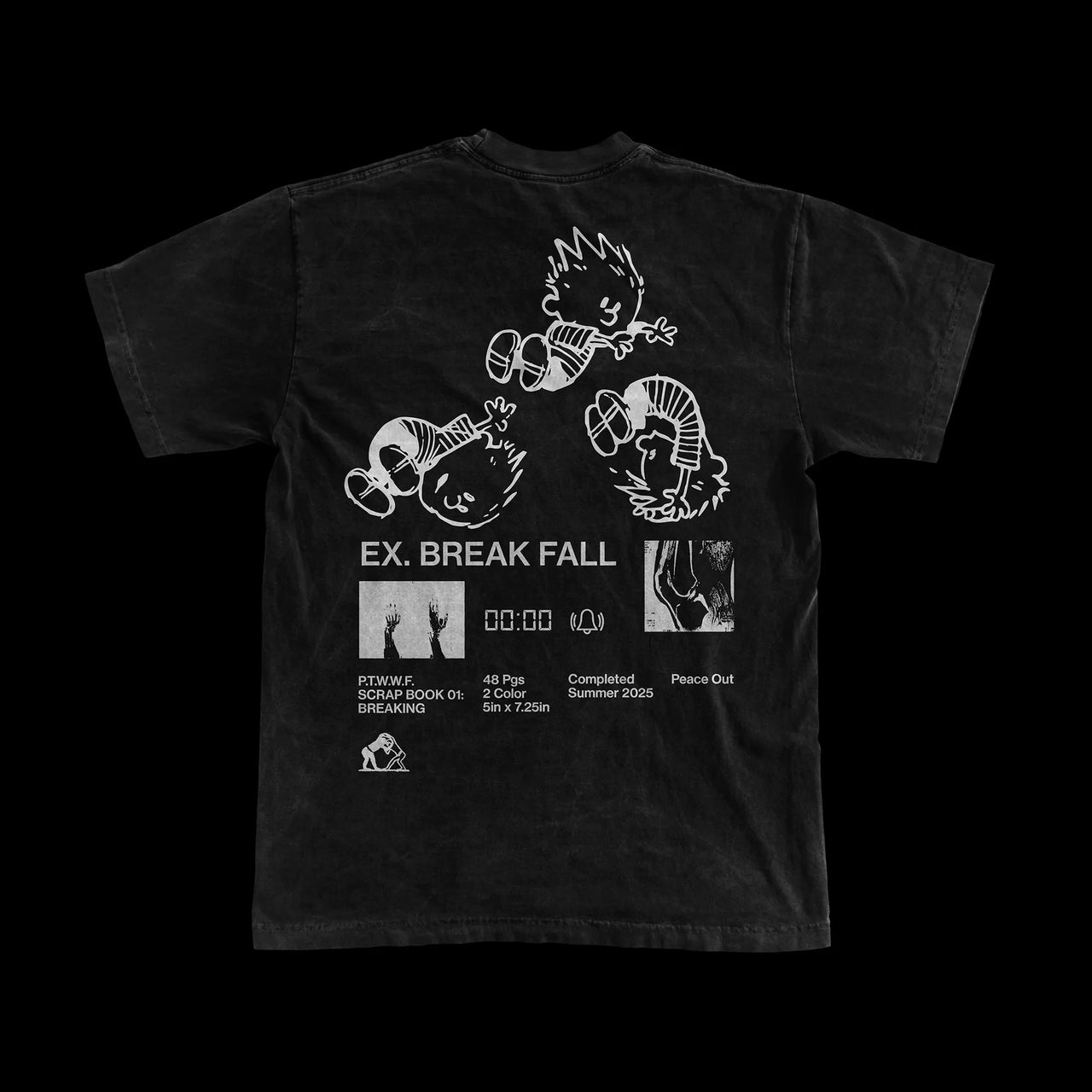 Breakfall T-Shirt - Black