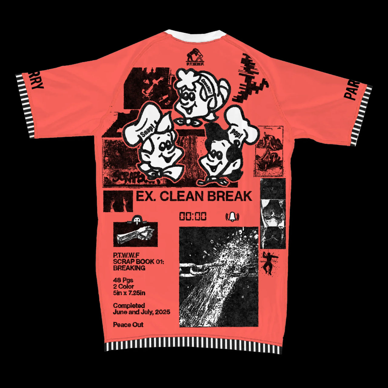 Player 1 vs Player 2 Rashguard - Coral