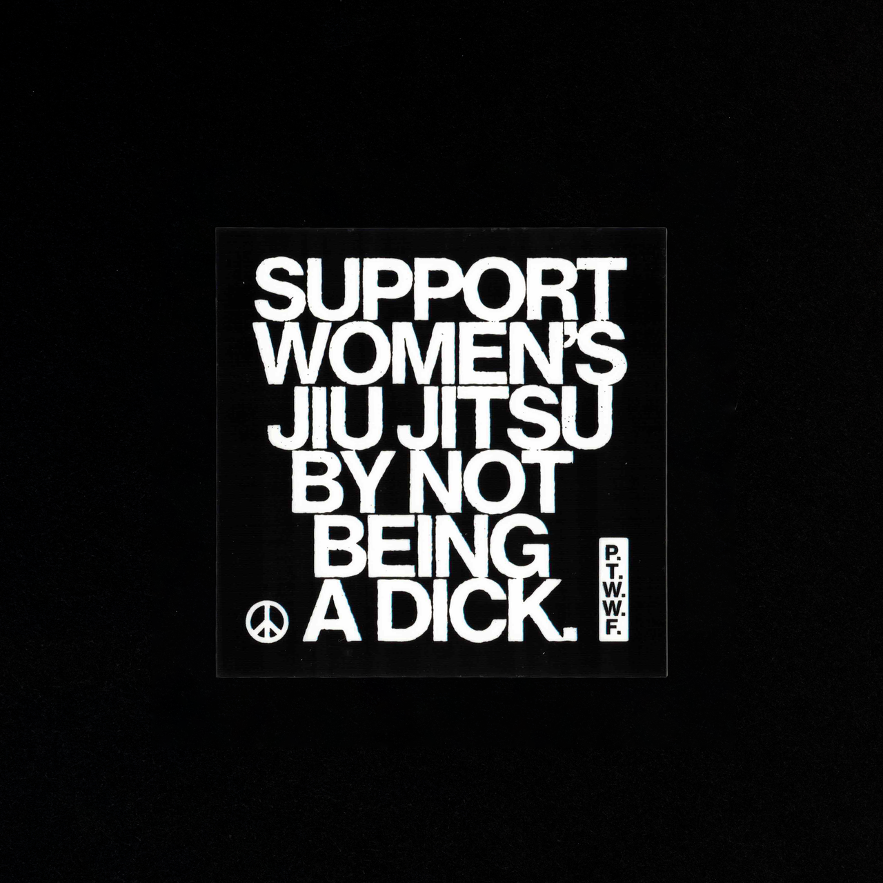 Support Women's Jiu Jitsu Sticker